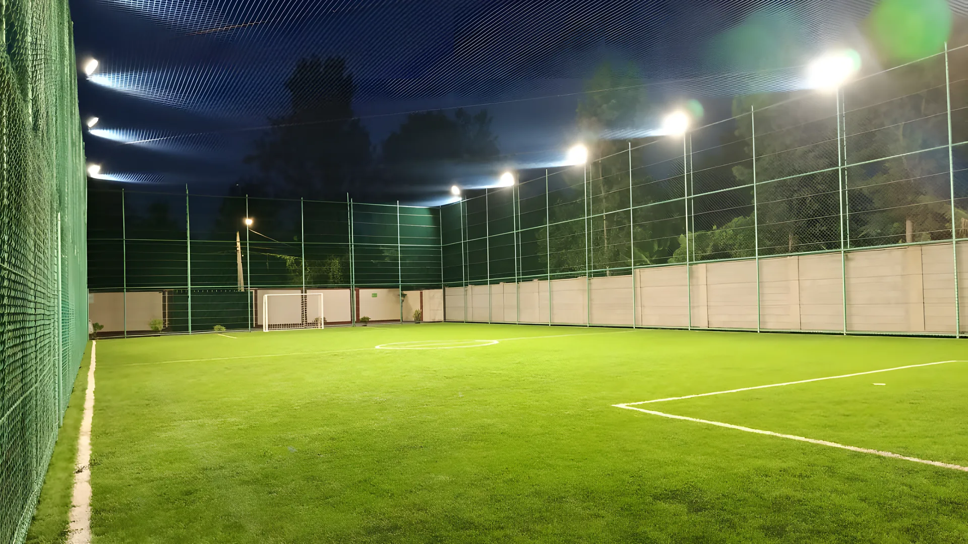 PAKTB Grace Sports Centre pitch at night